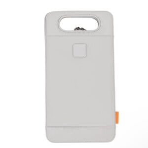 Stitch Wine Tote in Light Grey